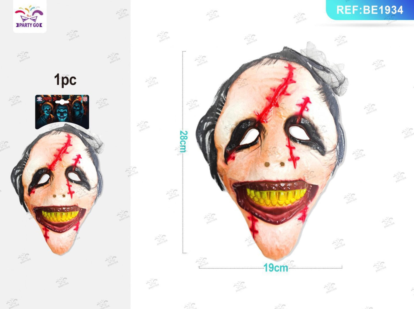 HALLOWEEN maschera di Halloween 28x19cm