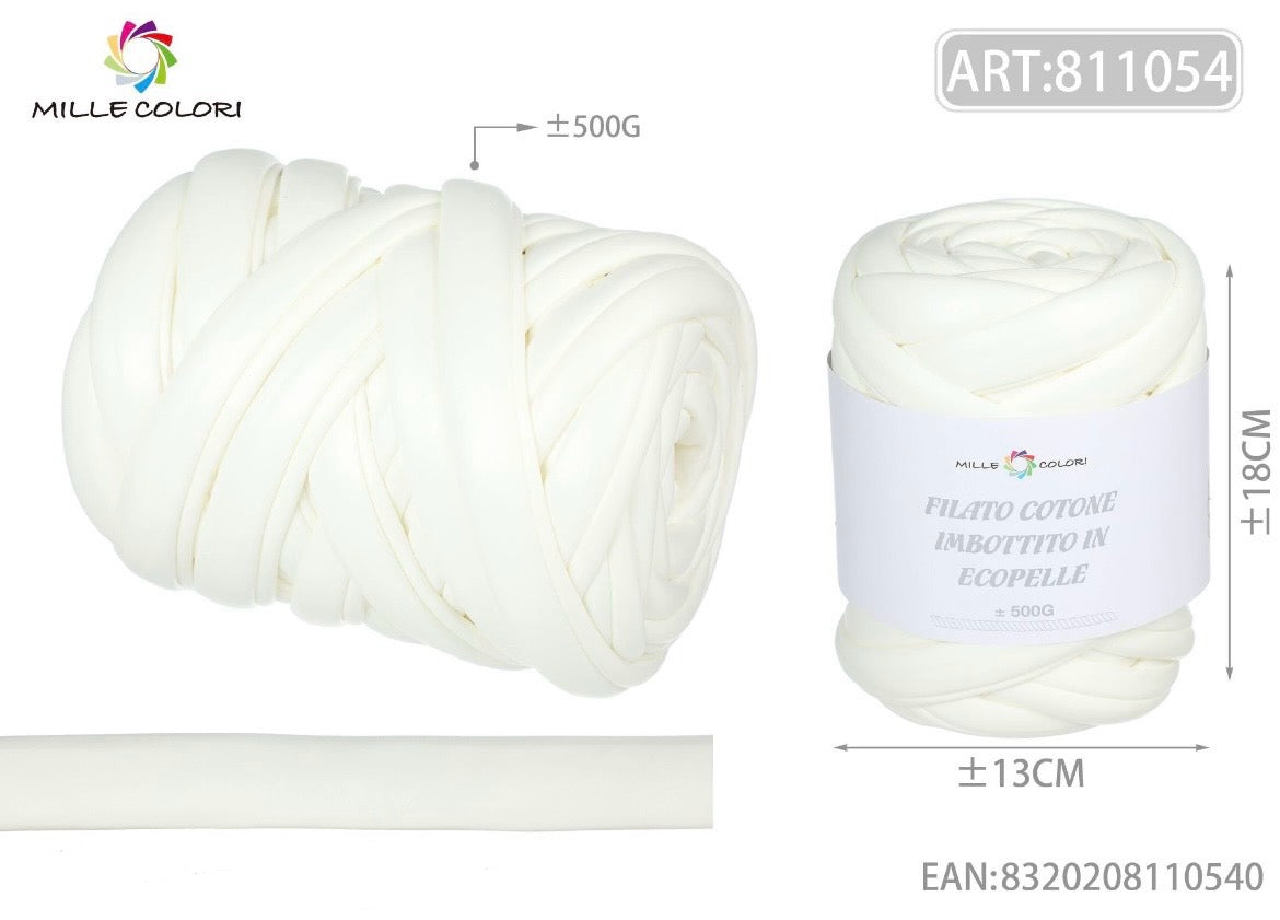 PREVENDITA FILATO ecopelle 500g bianco