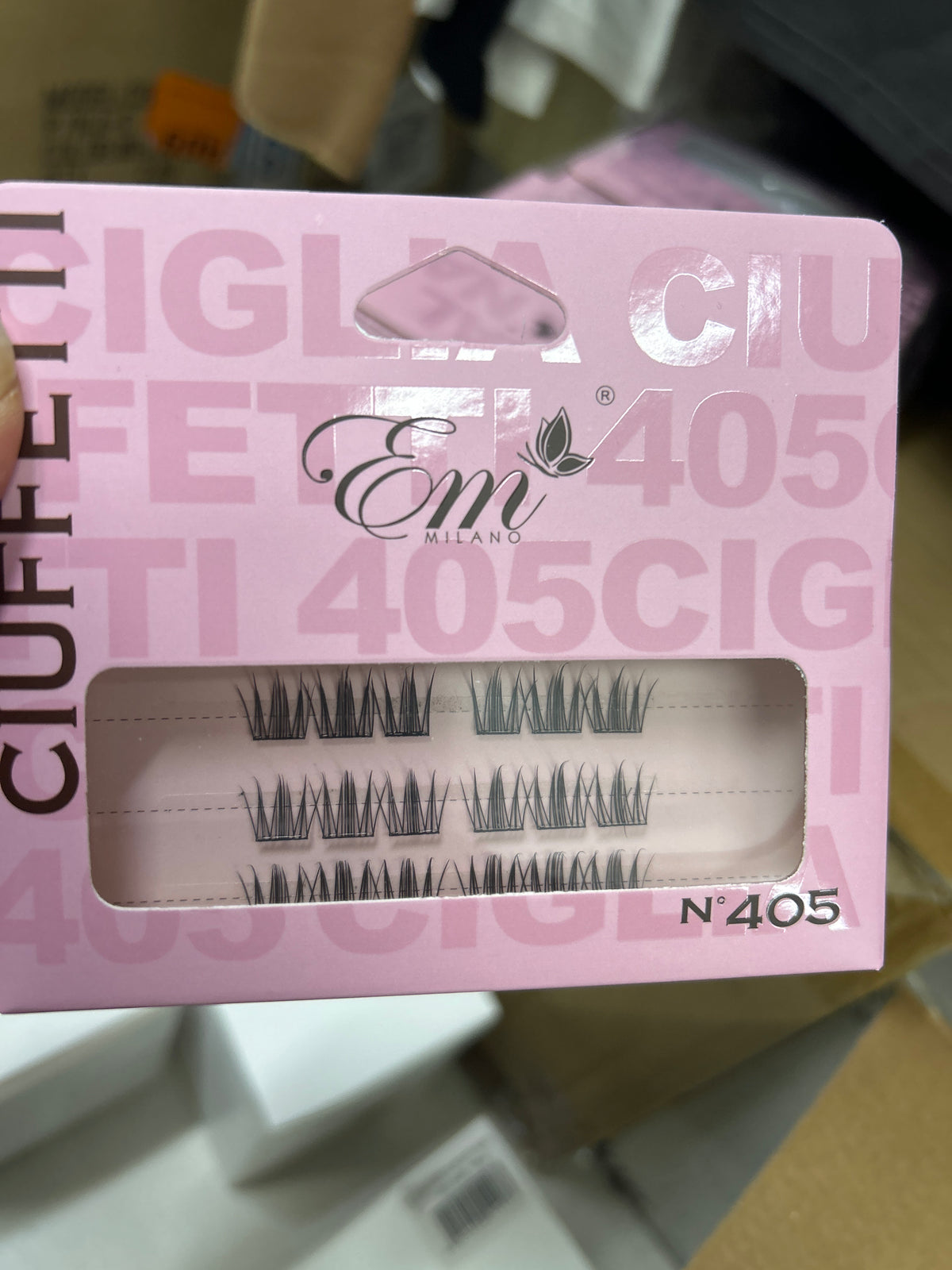 CIGLIA FINTE CIUFFETTI N.405