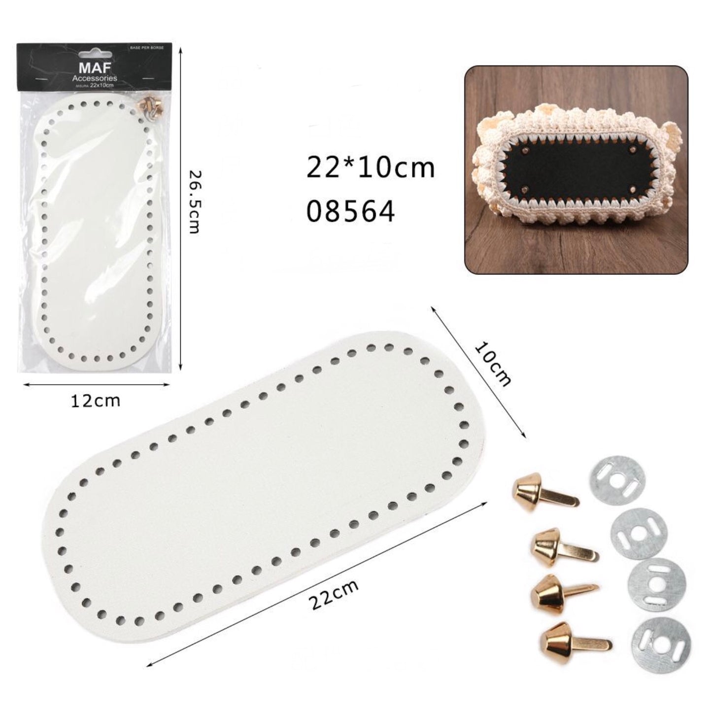 BASE per borse 22x10cm ART:08564