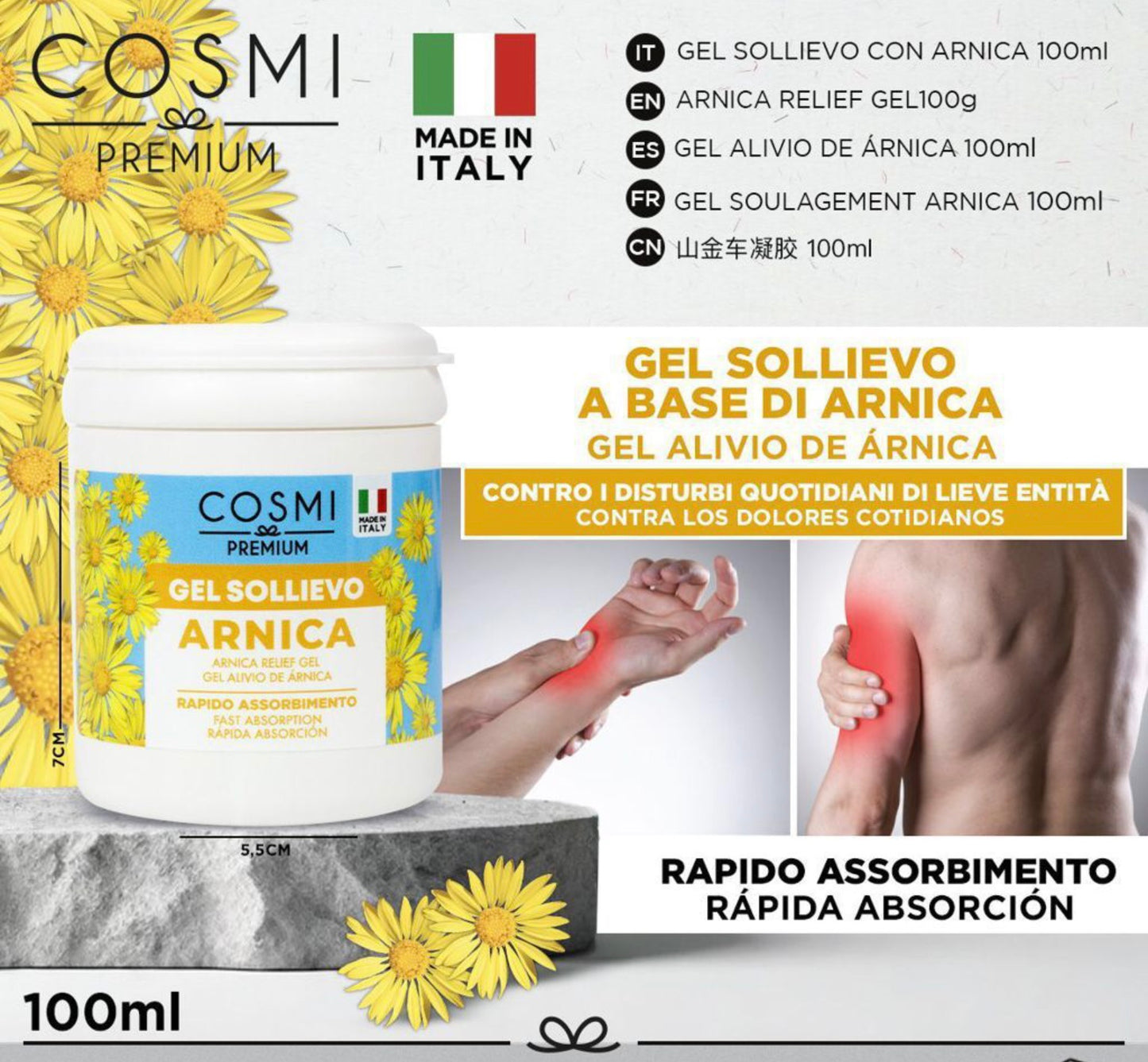 COSMI balsamo gel arnica 100ml