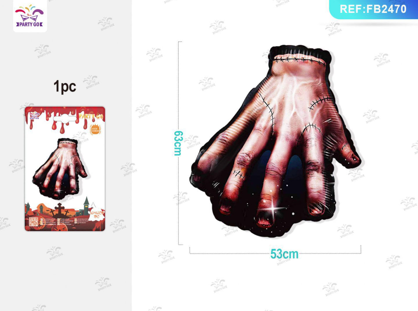 HALLOWEEN palloncini di alluminio 63x53cm