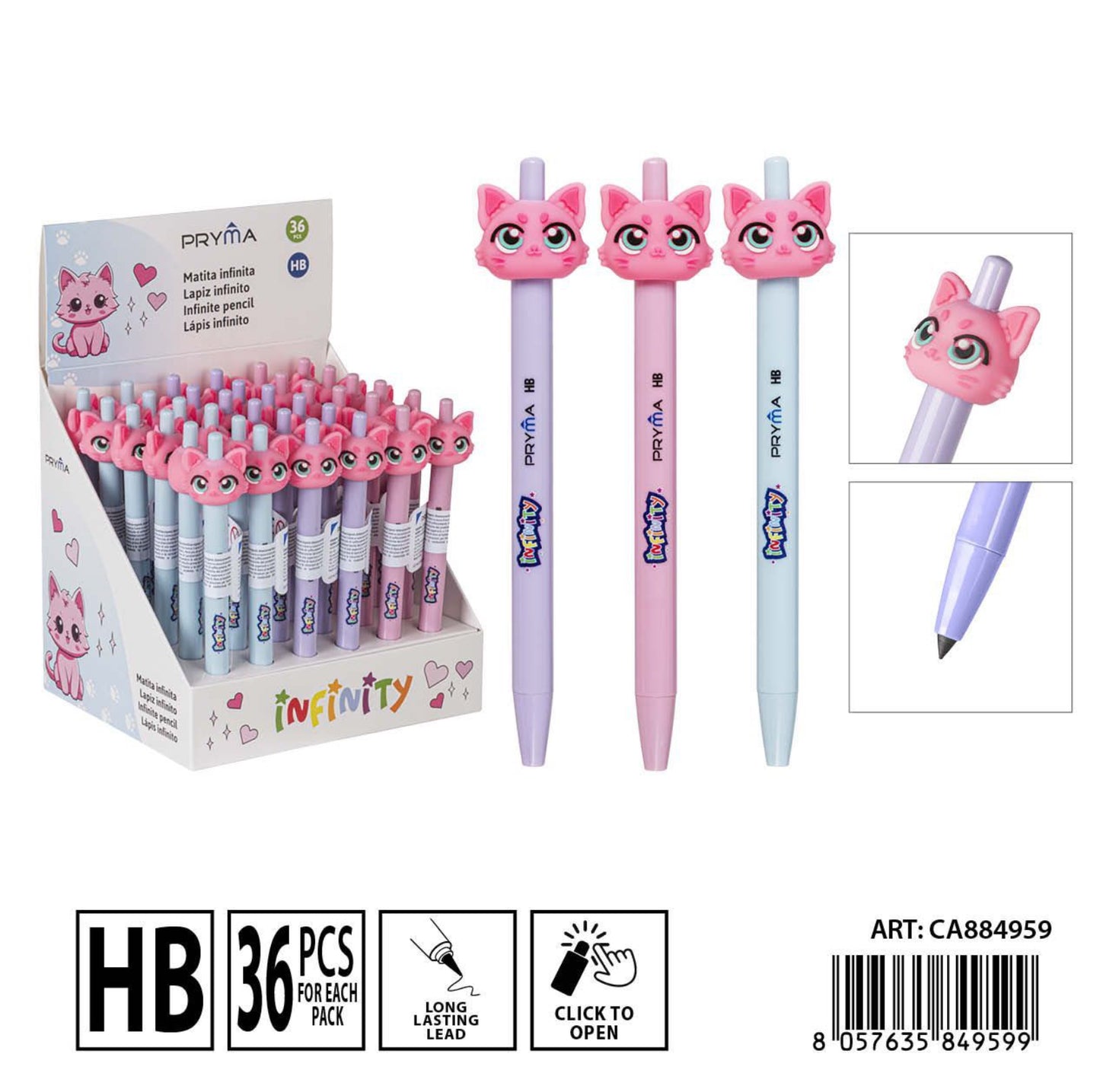 PRYMA matita infinita HB 14.5cm