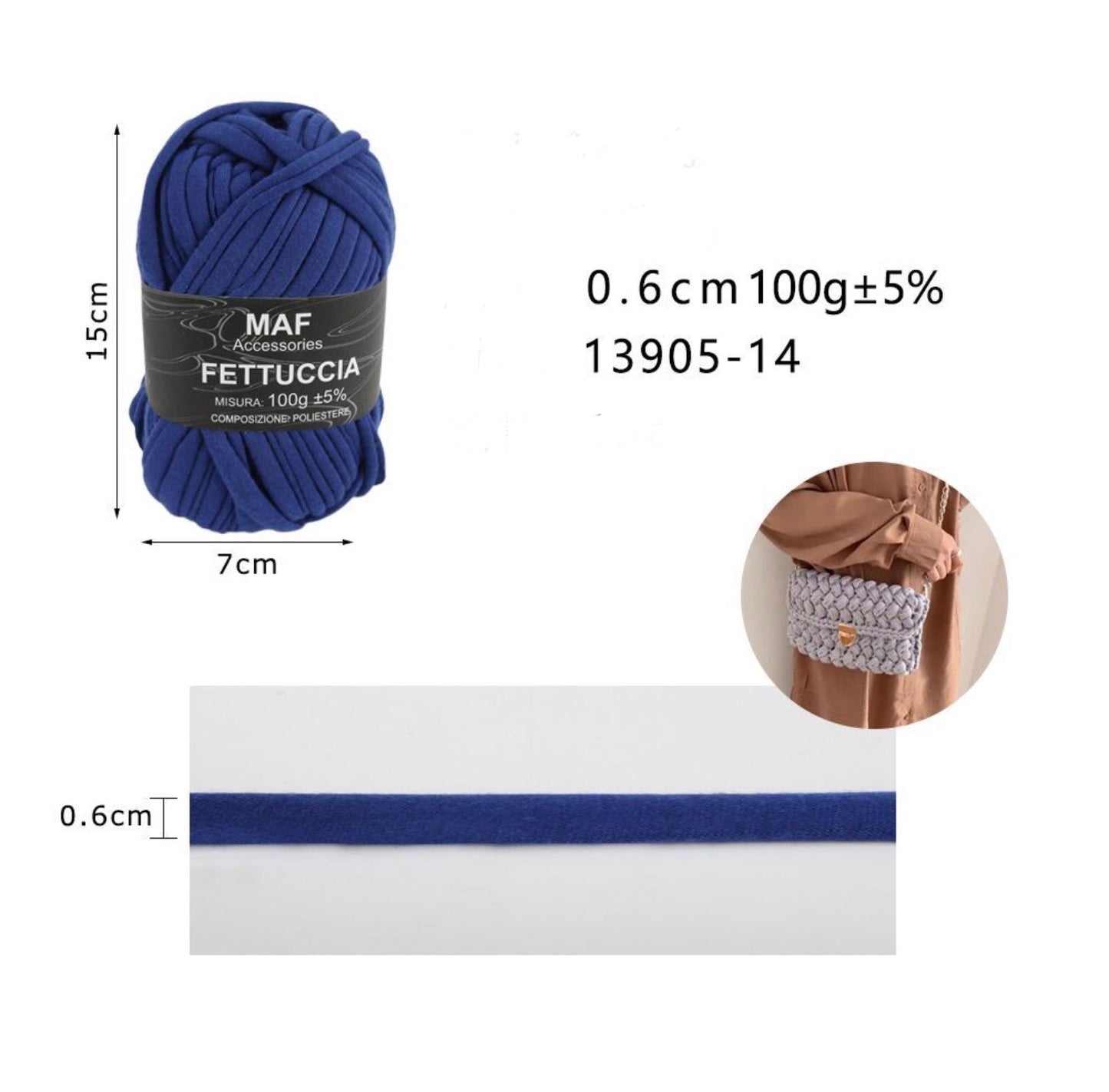 FETTUCCIA 0.6cm/100g 13905-14