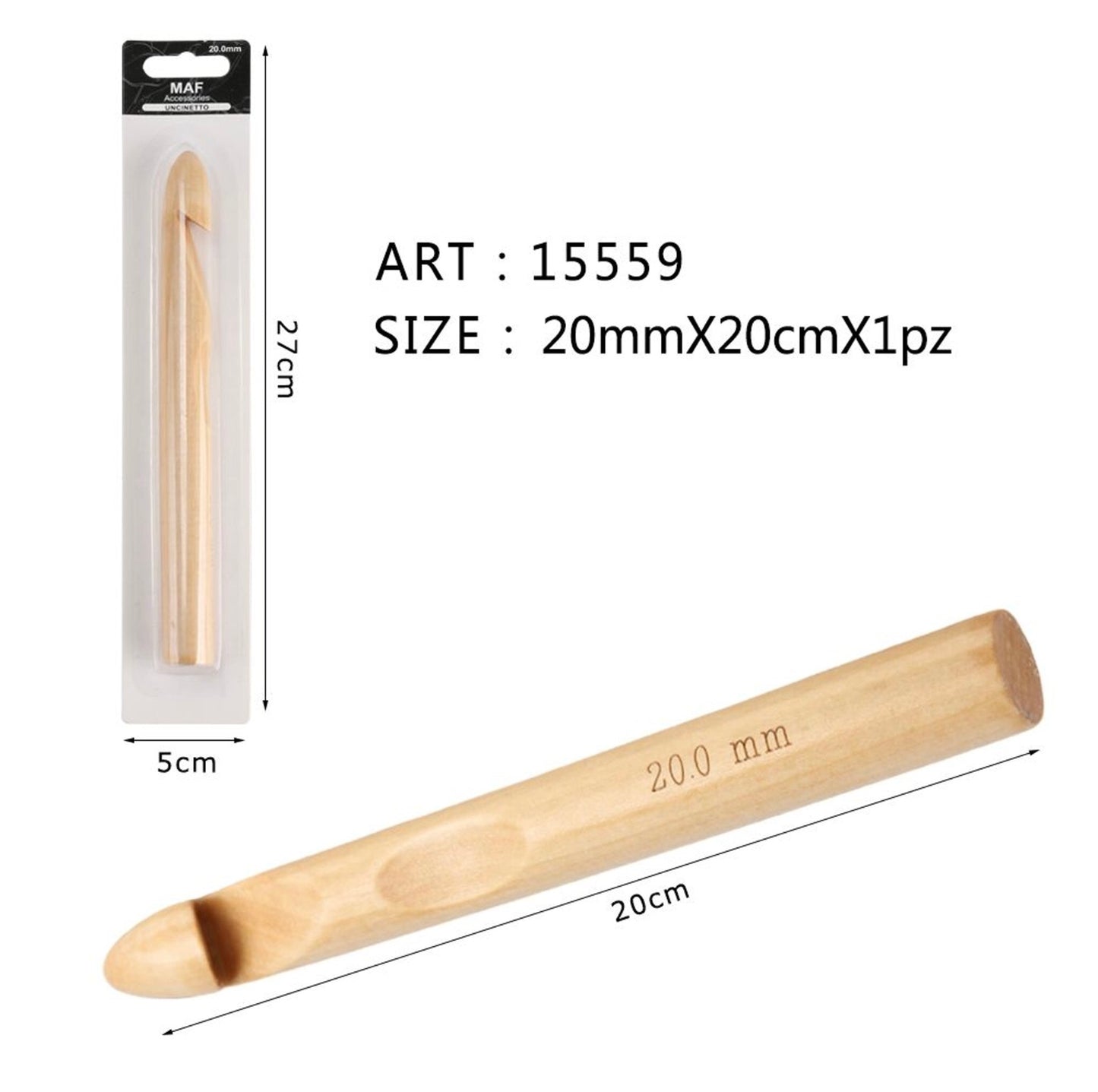 MAF UNCINETTO BAMBU 20MM 15559