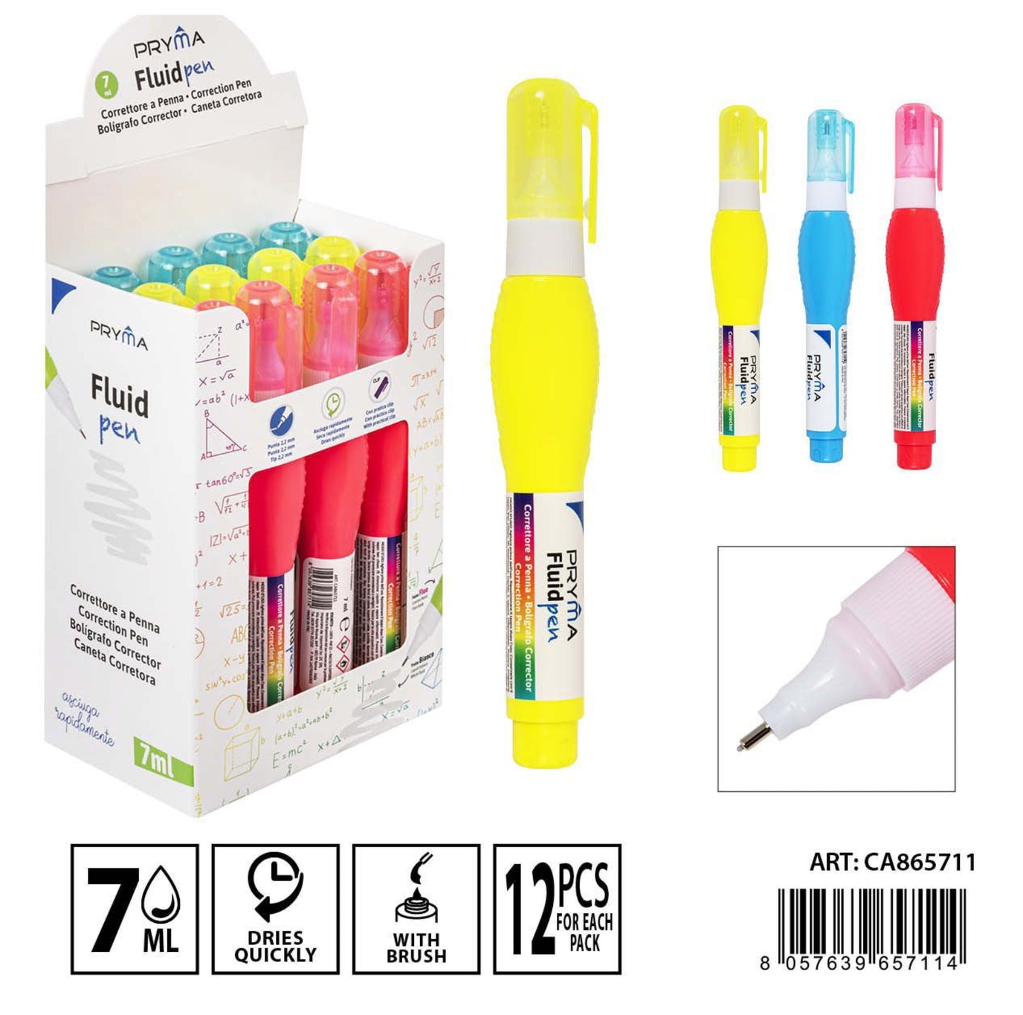 PRYMA correttore fluid pen 2.2mm 7ml