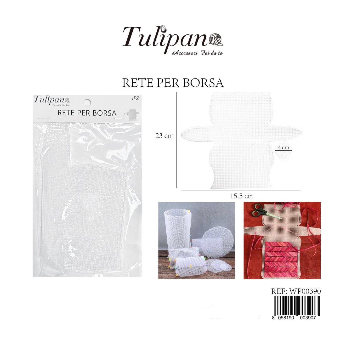 RETE per borsa 23.5cmx15cm