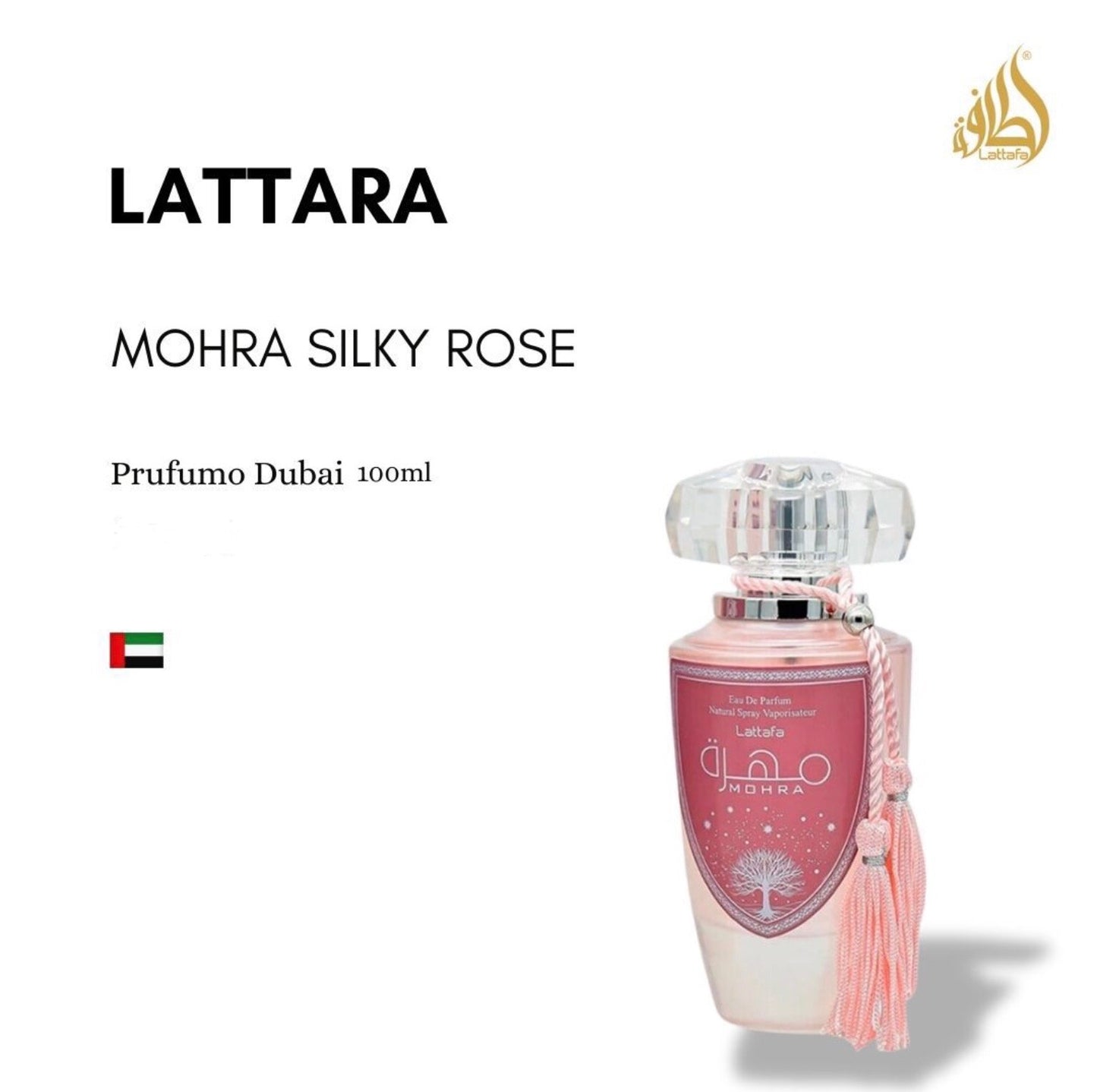 PROFUMO DUBAI LATTAFA MOHRA SILKY ROSE 100ml