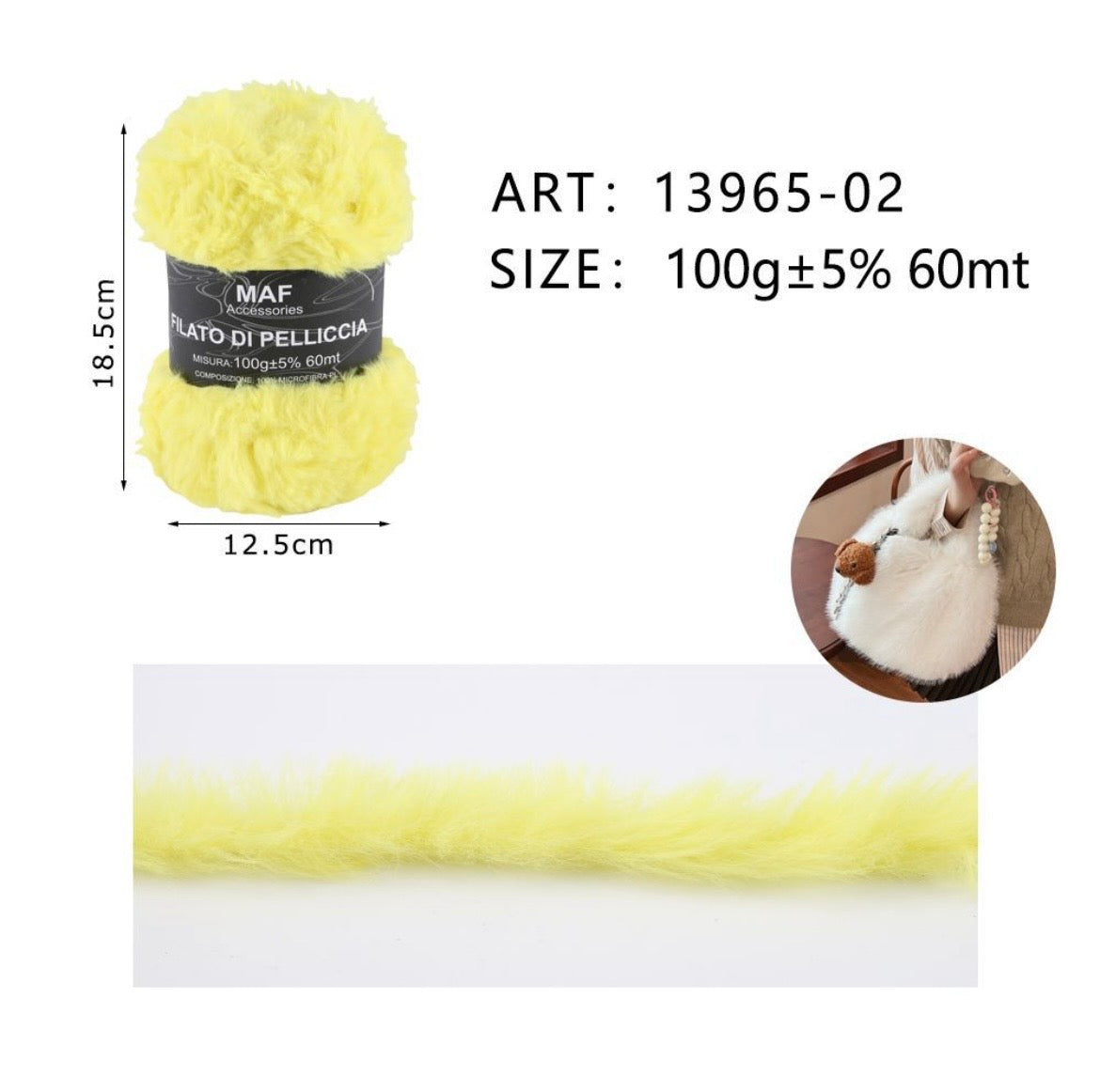 MAF FILATO DI PELLICCIA 100G 13965-02