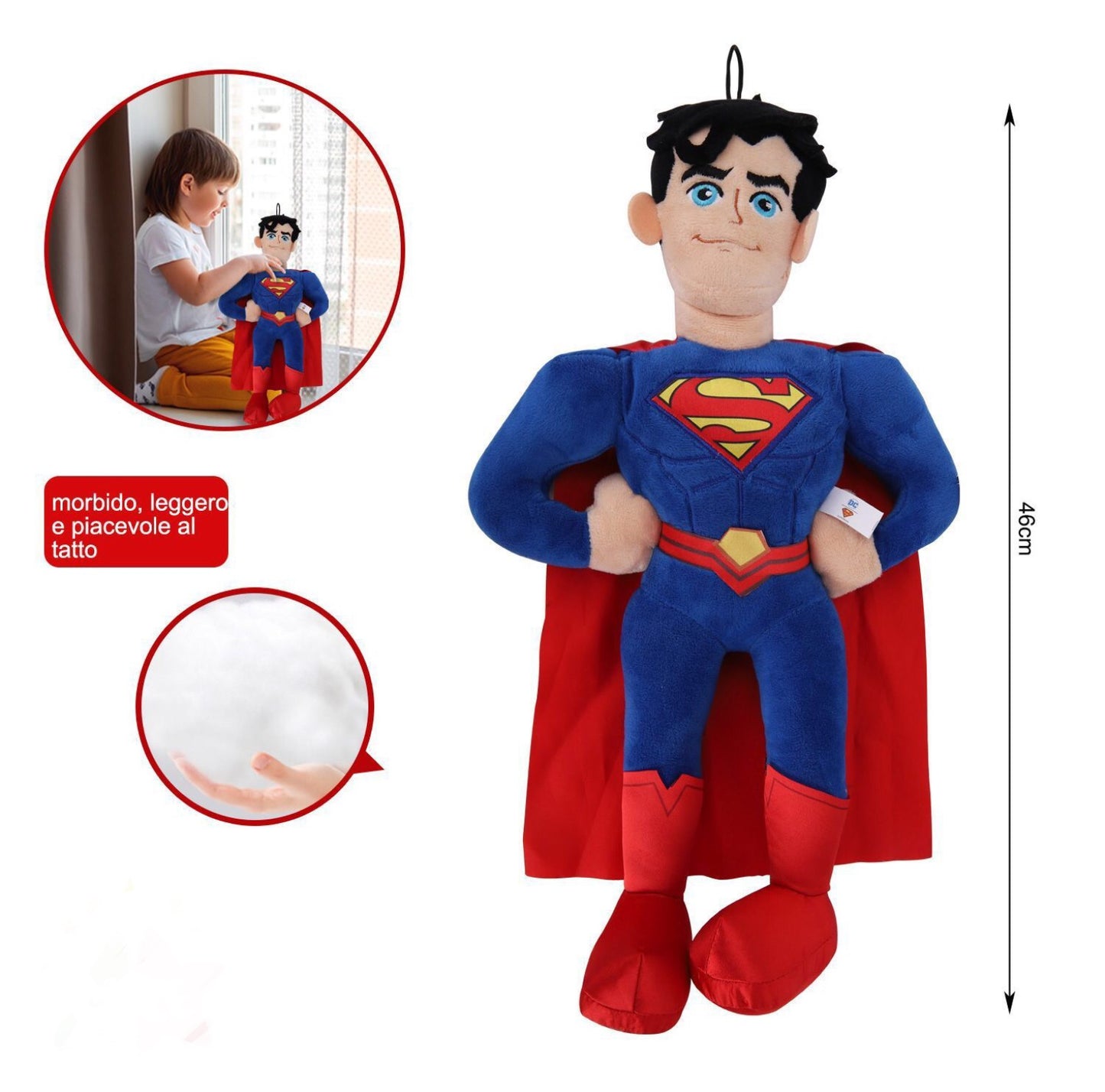 PELUCHE superman 46cm