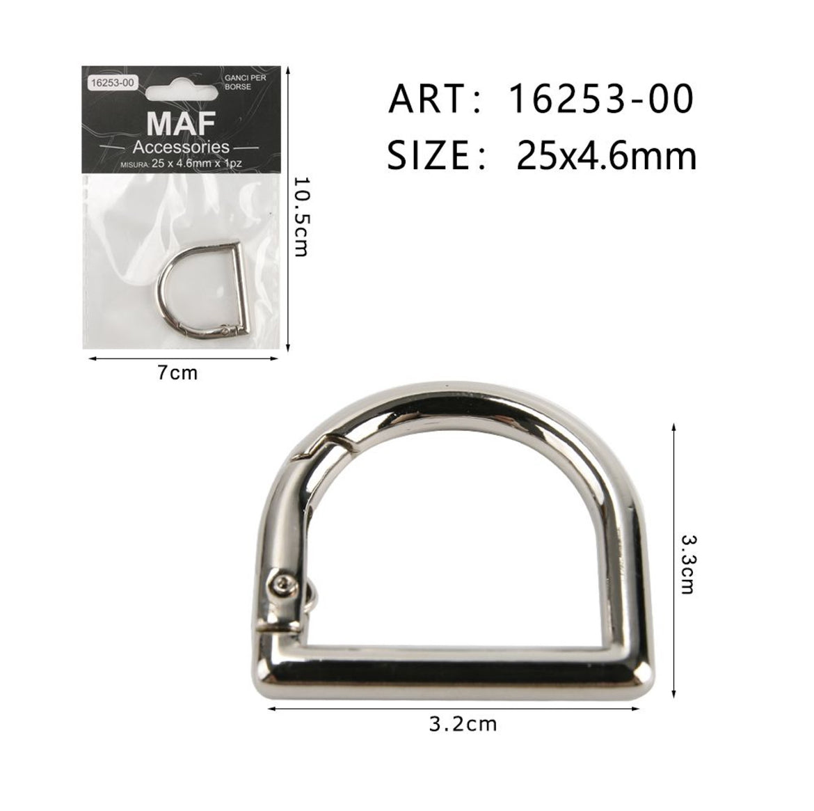 MAF GANCI PER BORSE 16253-00