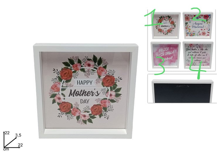 QUADRETTO FESTA DELLA MAMMA 22X22CM