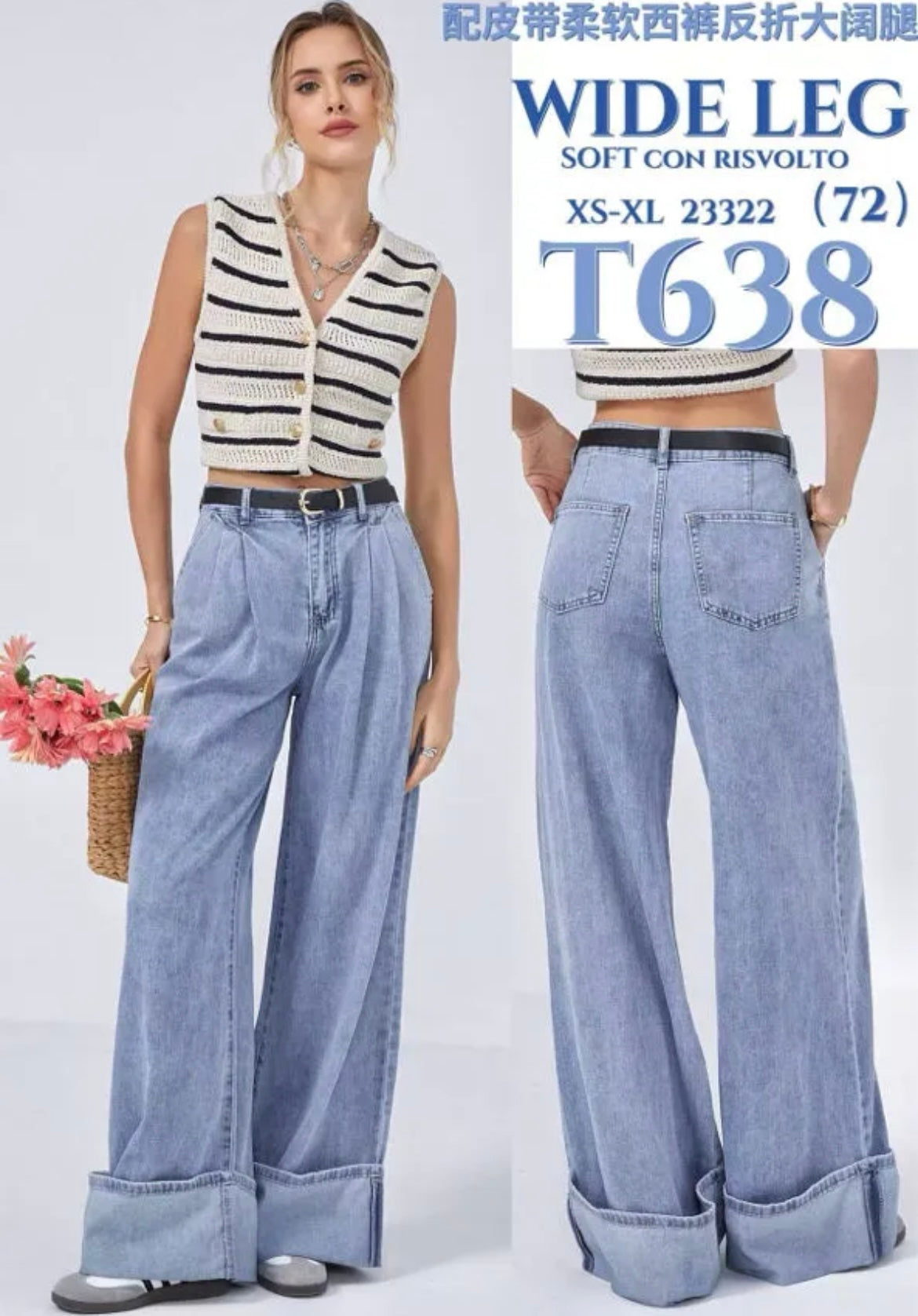 PANTALONE DI JEANS T638
