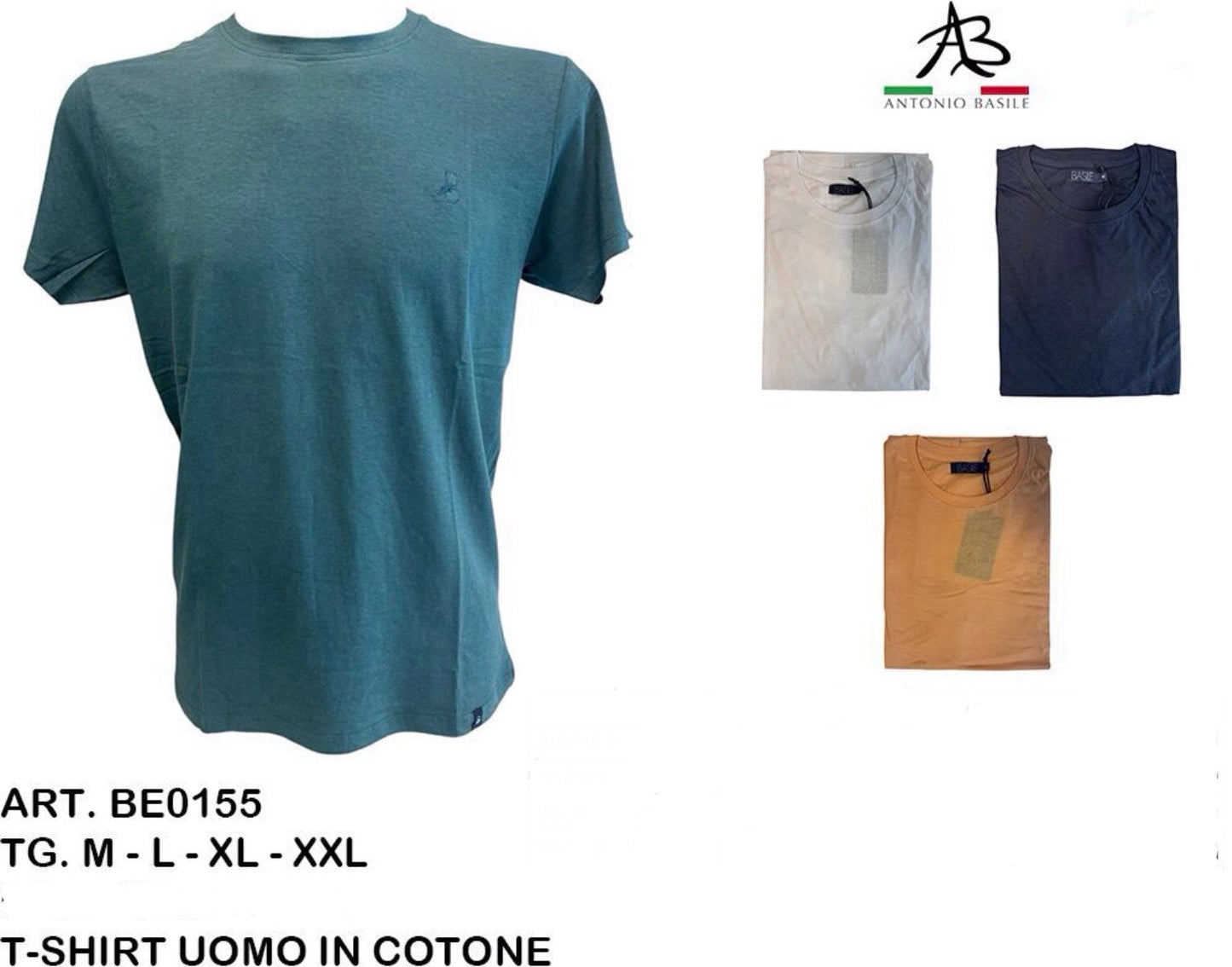 T-SHIRT UOMO ANTONIO BASILE ART.BE0155