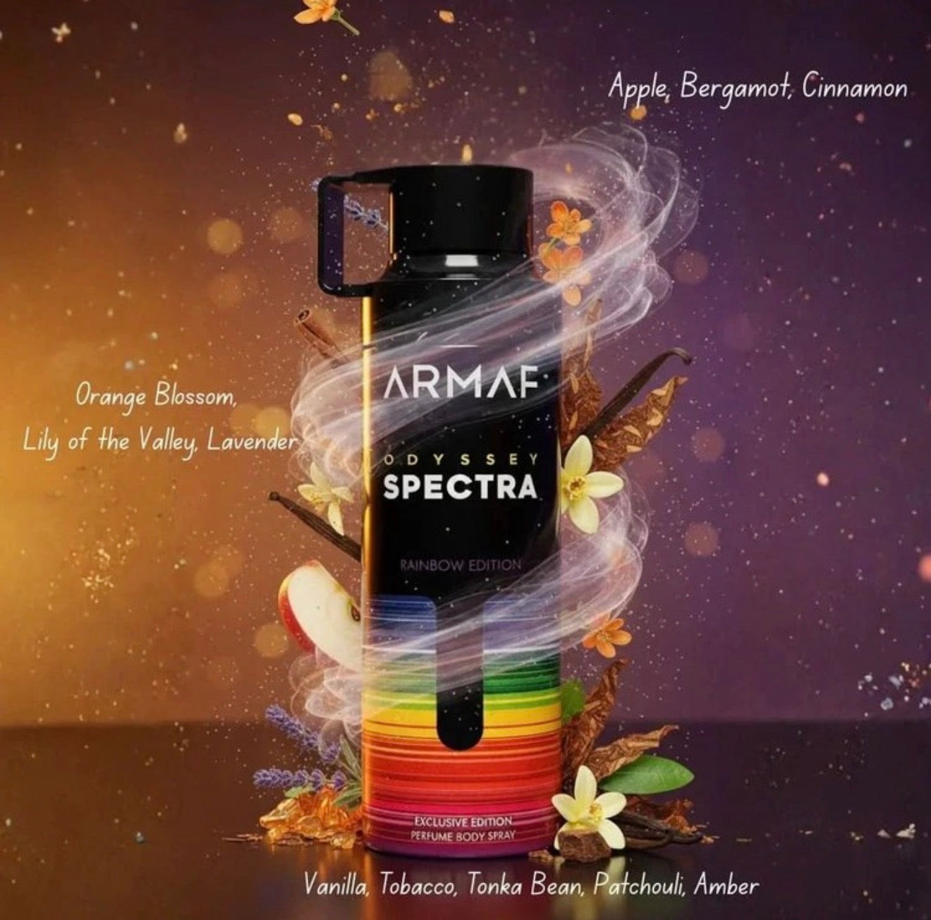 ARMAF odyssy spectra rainbow body spray 200ml