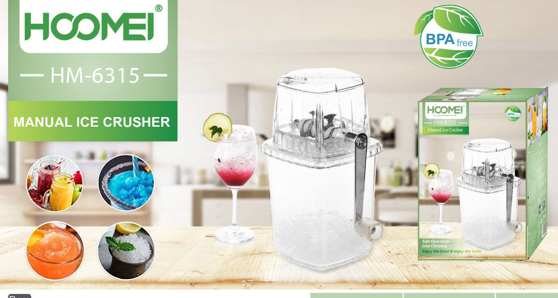 HOOMEI tritaghiaccio manuale HM-6315