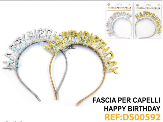 Cerchietto “happy birthbay"