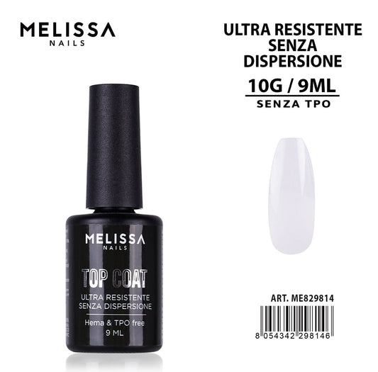 MELISSA TOP COAT U/RESISTENTE SENZA DISPERS. 9ML