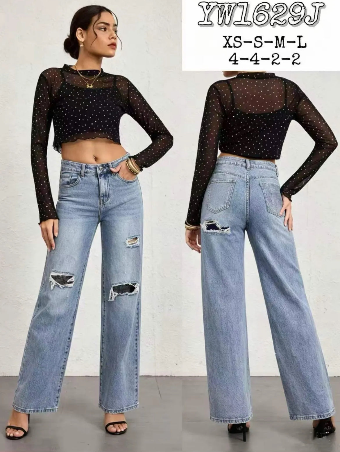 PANTALONE DI jeans 1629