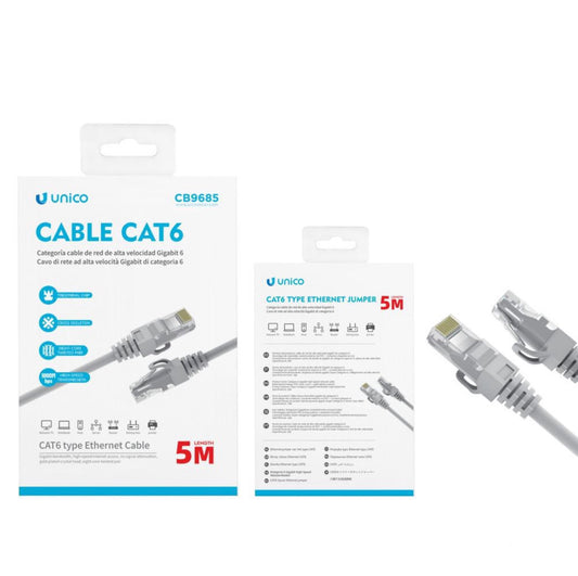 UNICO cable cat6 5m CB9585