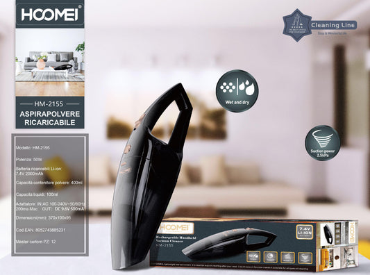 HOOMEI aspirapolvere ricaricabile HM-2155