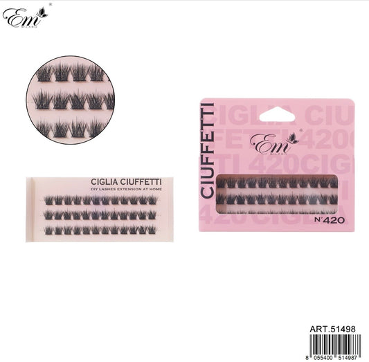 CIGLIA FINTE CIUFFETTI N.420