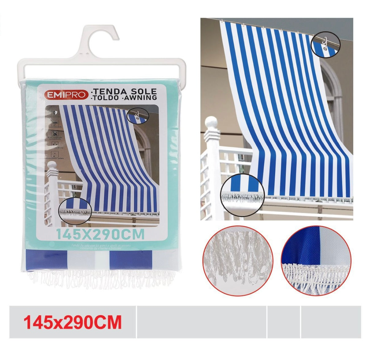 EMI  TENDA SOLE 145*290CM