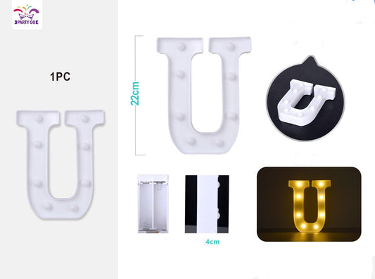 Lettera "U" 22cm