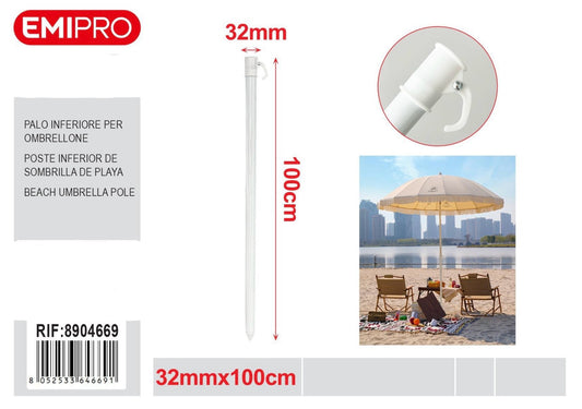 EMI PALO INFERIORE PER OMBRELLONE 32MM*100CM