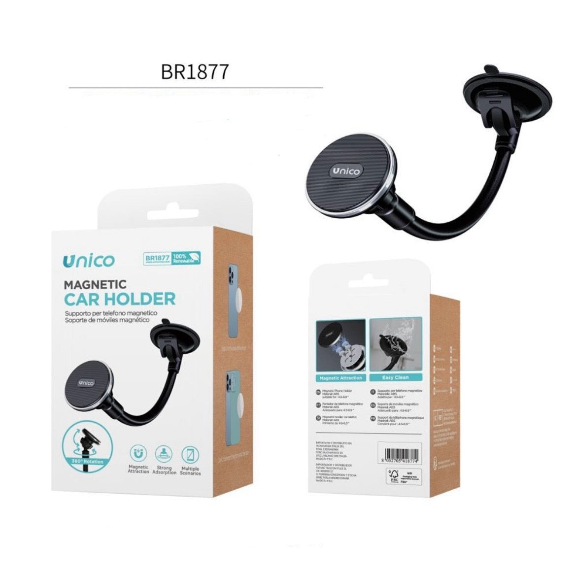 UNICO SUPPORTO PER TELEFONO MAGNETICO BR1877