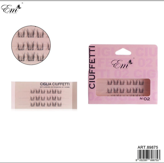 CIGLIA FINTE CIUFFETTI N.02
