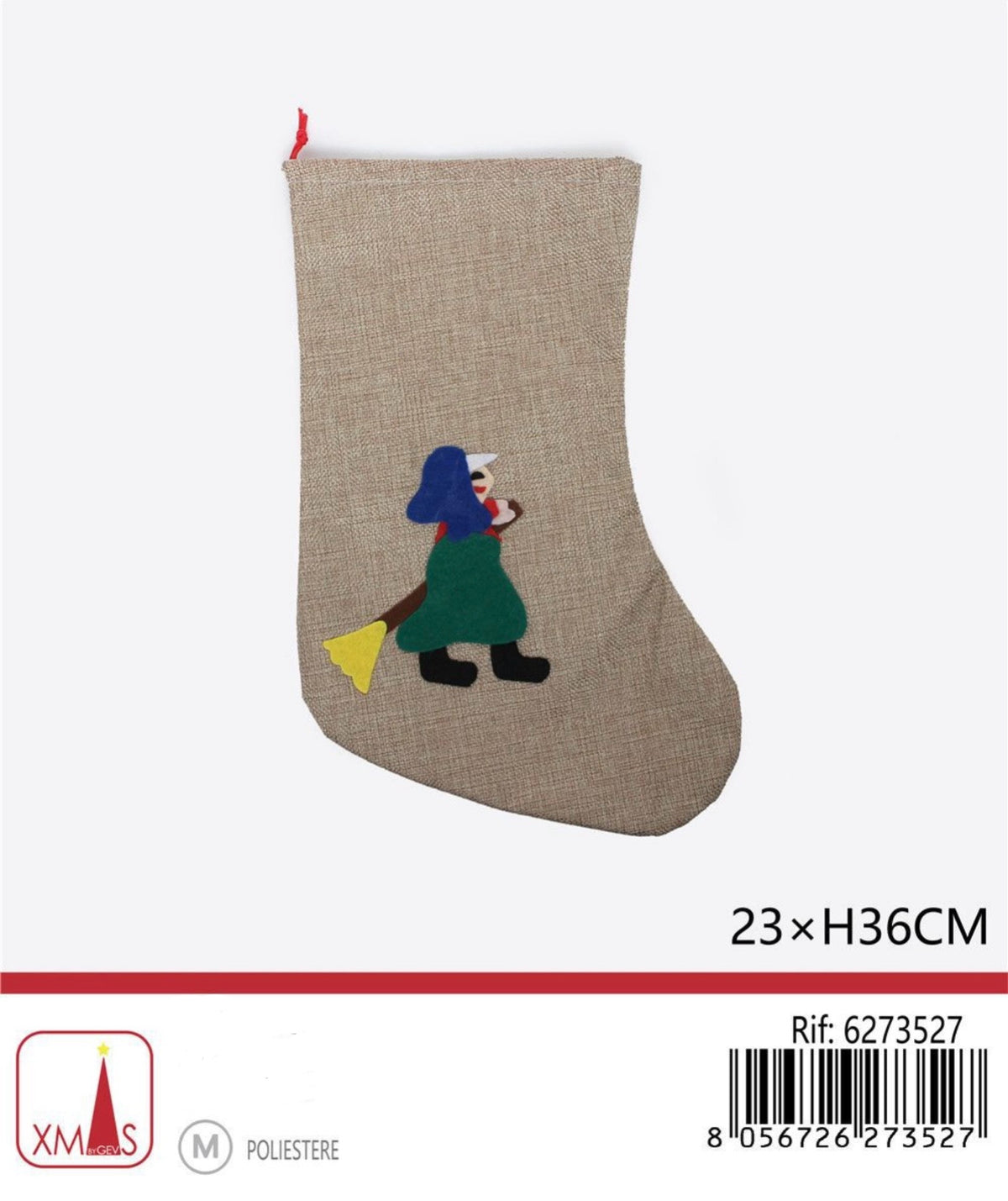 BEFANA calza 23x36cm