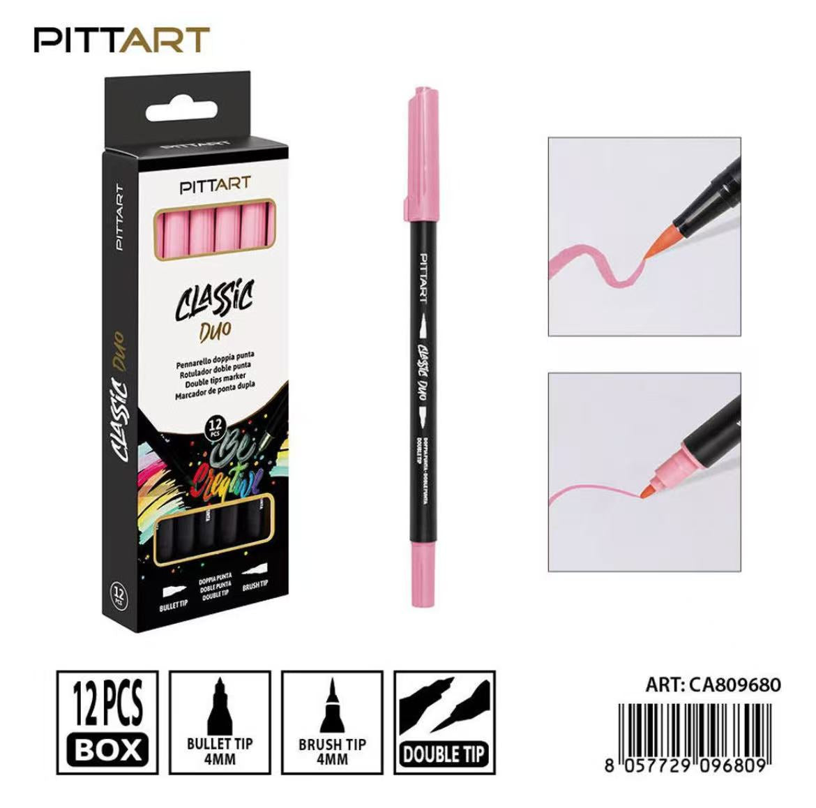 PRYMA   PENNARELLO DUO D/PUNTA  018 L.PINK