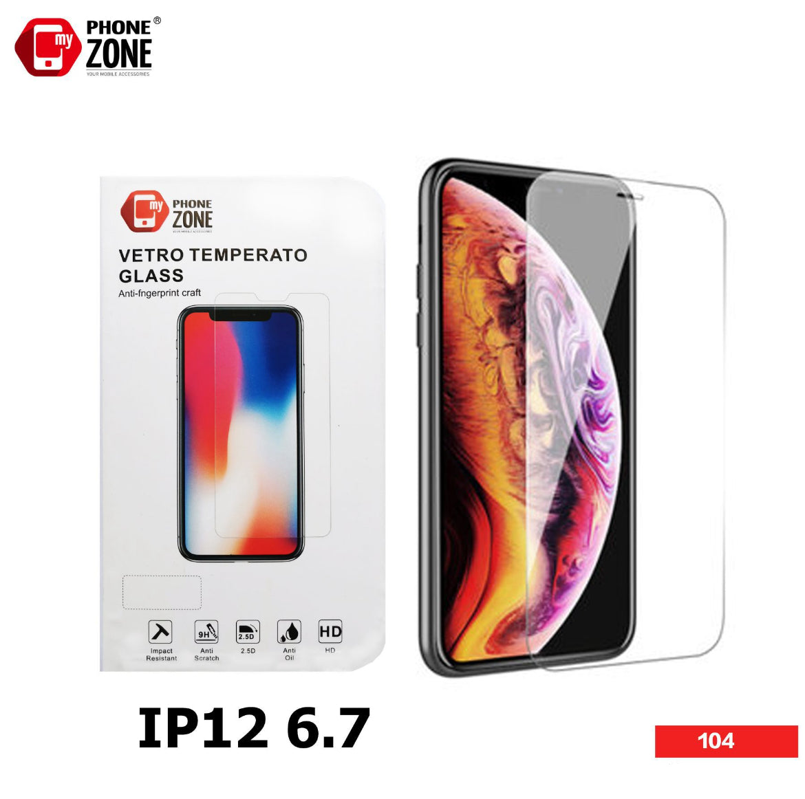 VETRO TEMPERATO IP 12 PRO MAX