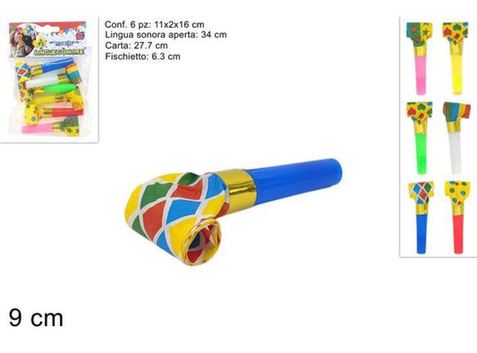 LINGUE SONORE SET 6PZ IN CARTA ASS