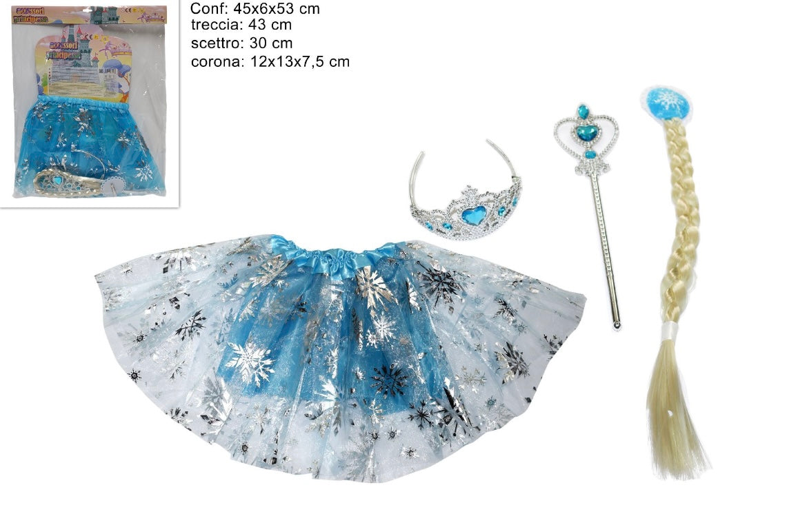 SET VESTITO CARNEVALE FATINA