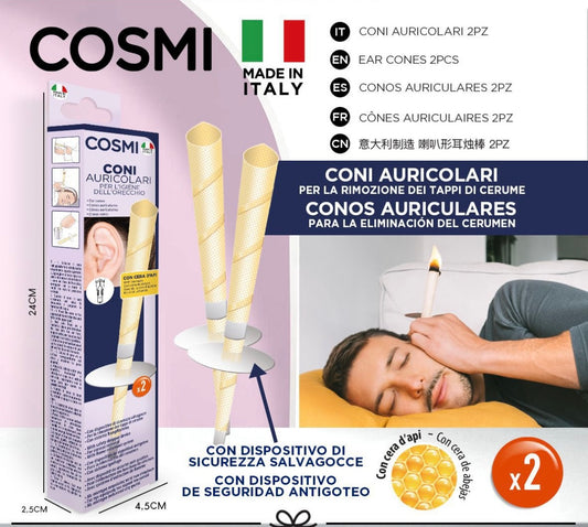 COSMI CONI AURICOLARI CON SALVAGOC. 2PZ