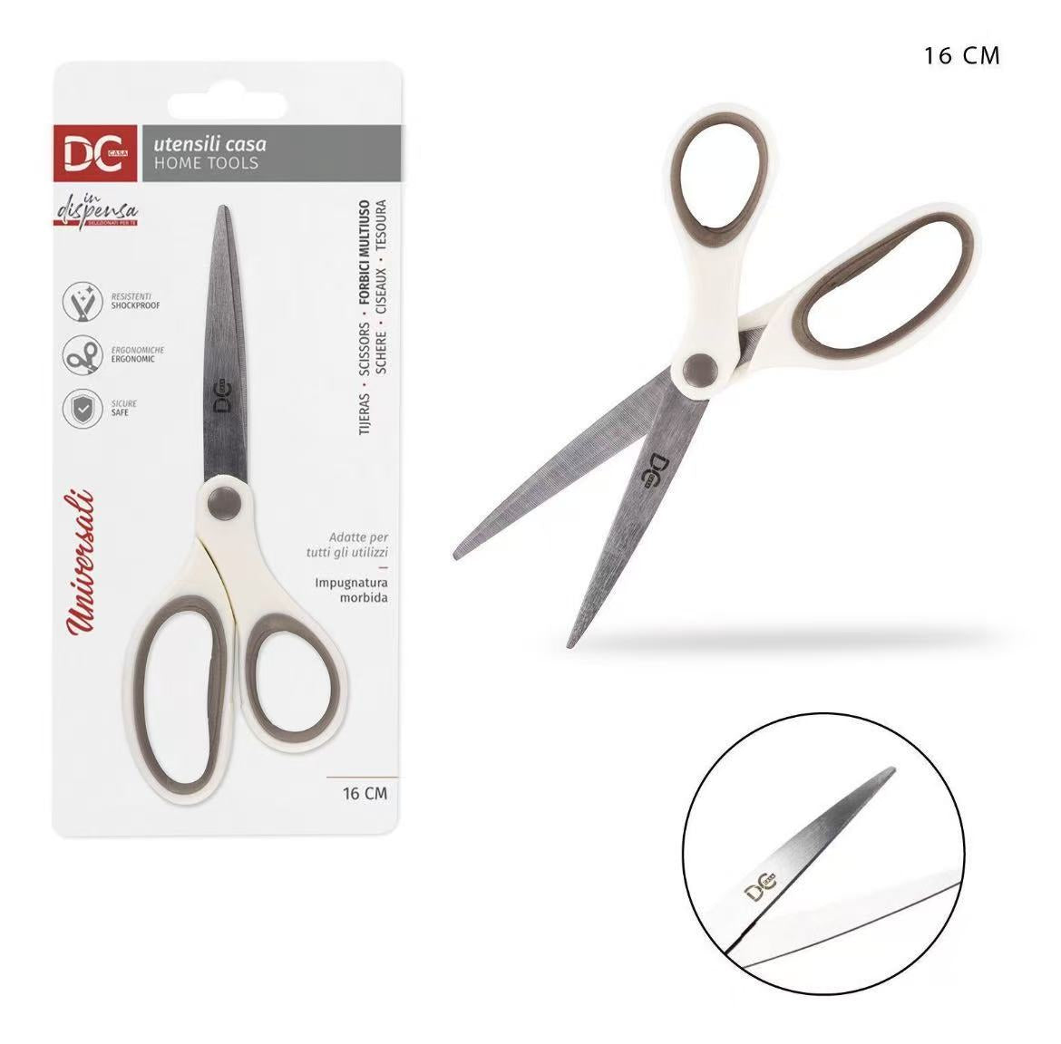 DC CASA FORBICI MULTIUSO 16CM BICOLOR