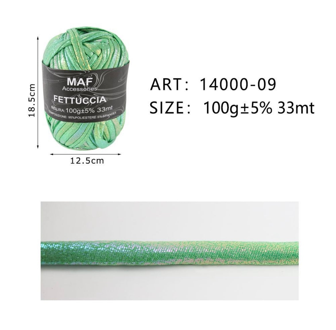 MAF FETTUCCIA 100G 33MT  14000-09