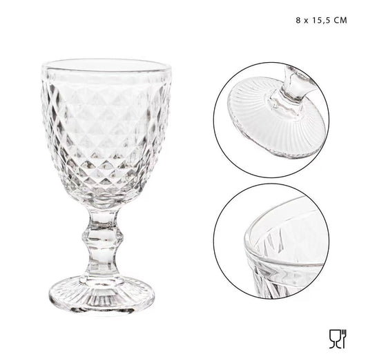 DC CASA L/QUEEN  BICCHIERE VINO 240ML TRASPARENTE