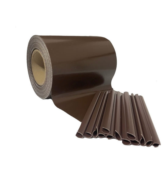 FRANGIVISTA PVC 19CMX35MT ANTRACITE 25 CLIPS  MARRONE