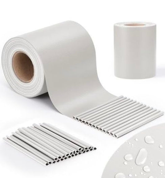 FRANGIVISTA PVC 19CMX35MT ANTRACITE 25 CLIPS  BIANCO