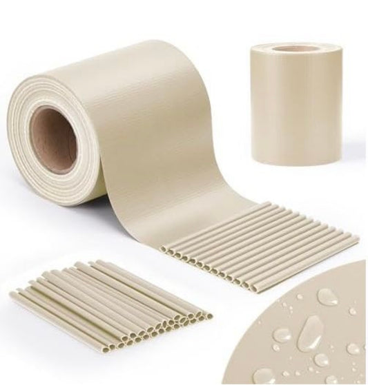 FRANGIVISTA PVC 19CMX35MT ANTRACITE 25 CLIPS  TORTORA