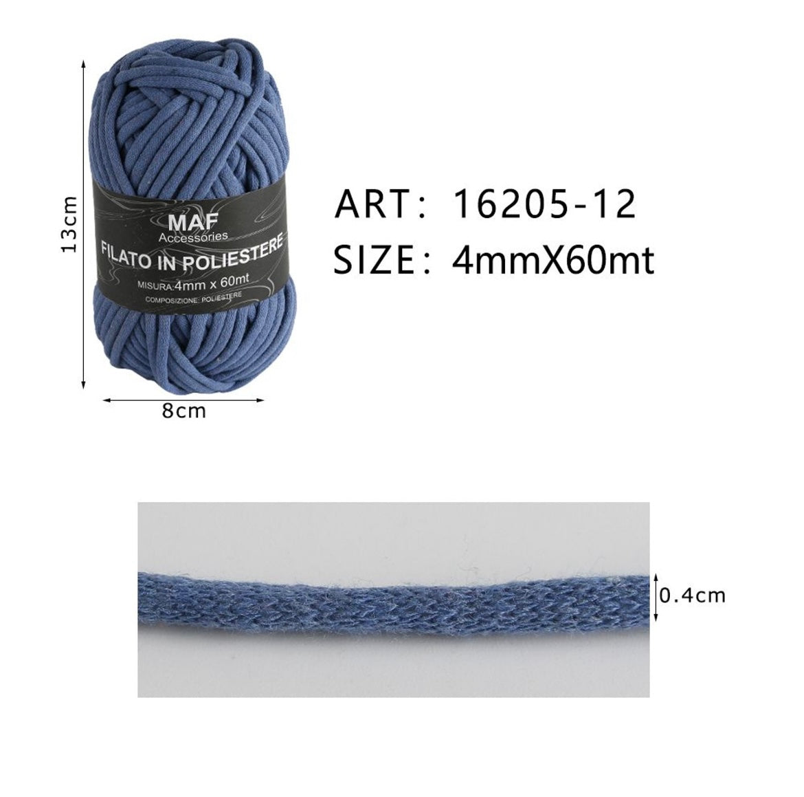 MAF FILATO IN POLIESTERE  16205-12