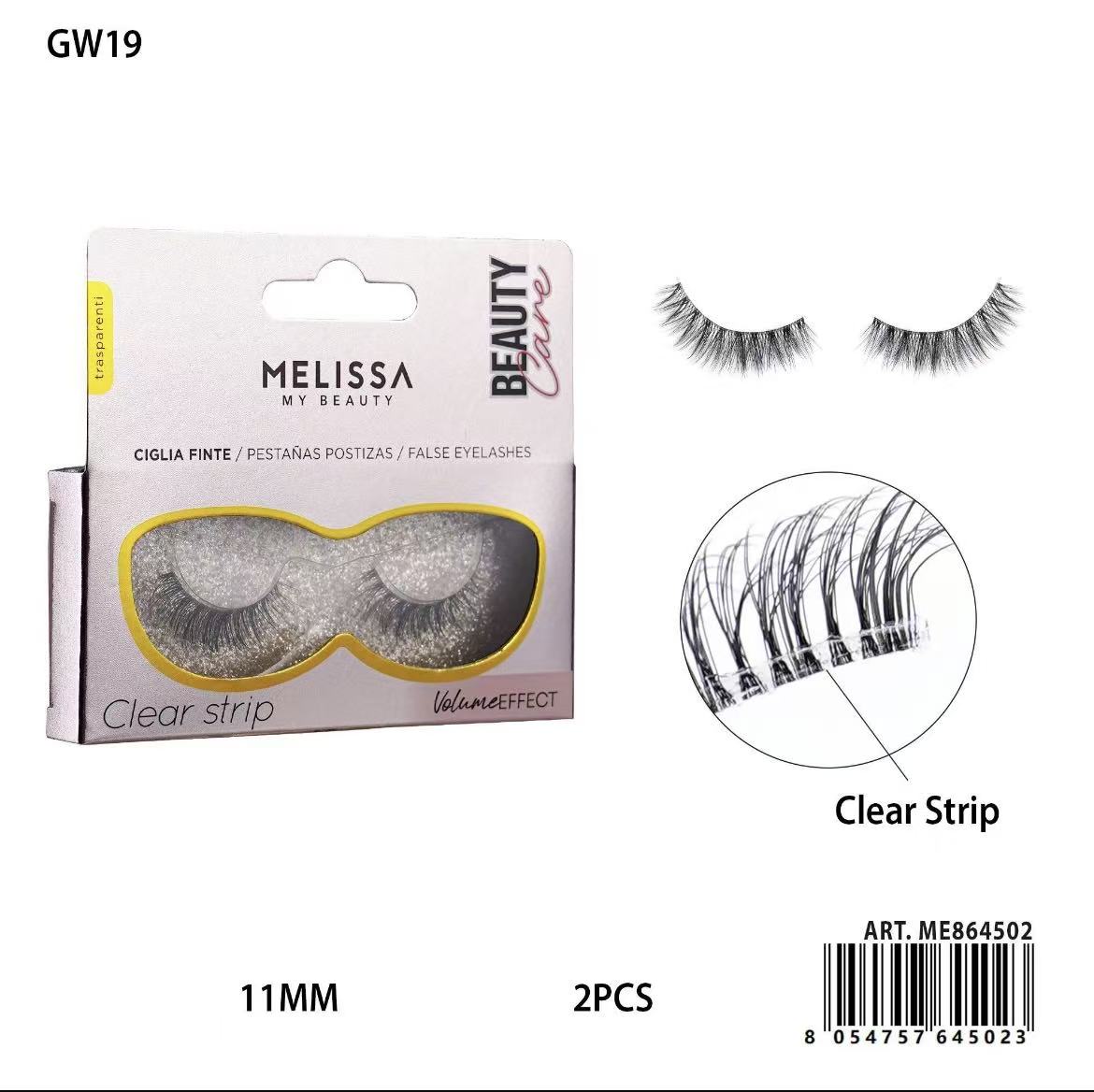 MELISSA CIGLIA FINTE VOLUME 2PZ 11MM  GW19