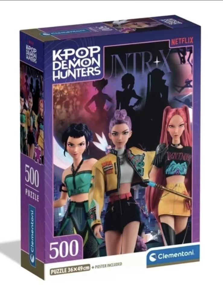 CLEMENTONI PUZZLE 500 KPOP DEMON HUNTERS 2 COMPACT