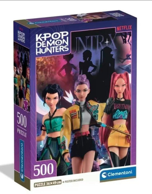 CLEMENTONI PUZZLE 500 KPOP DEMON HUNTERS 2 COMPACT