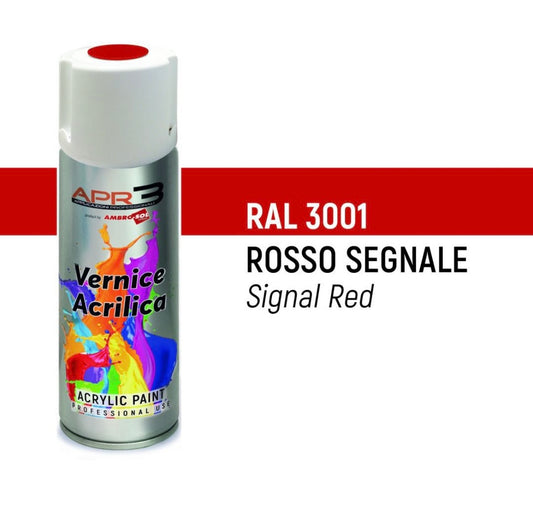 VERNICI ACRILICO ROSSO SEGNALE 400ML
