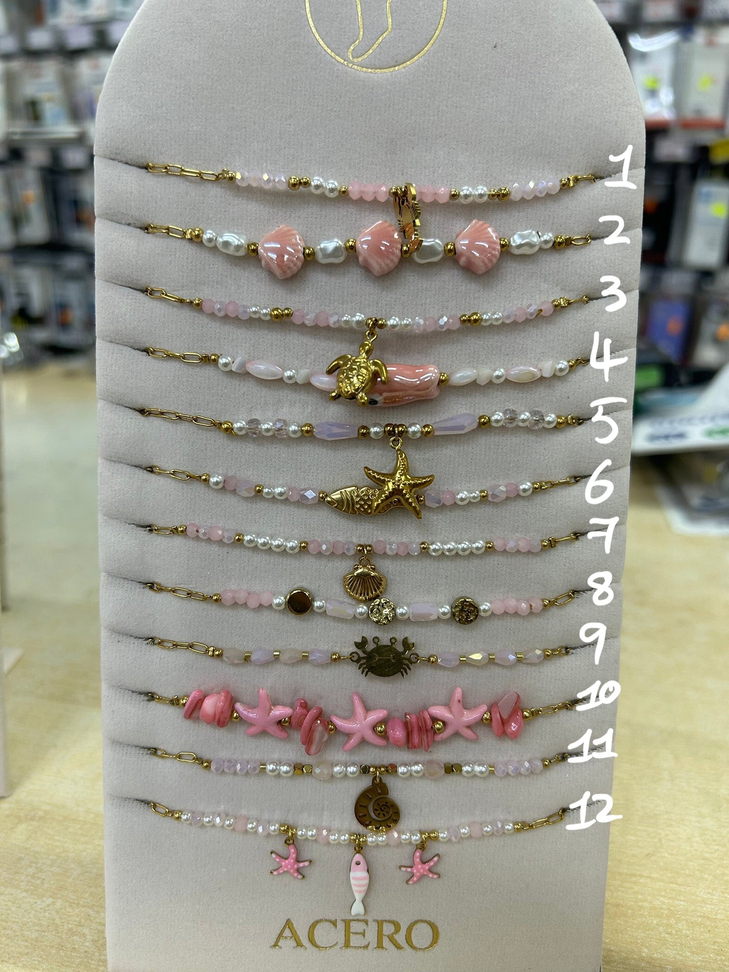 Cavigliera rosa