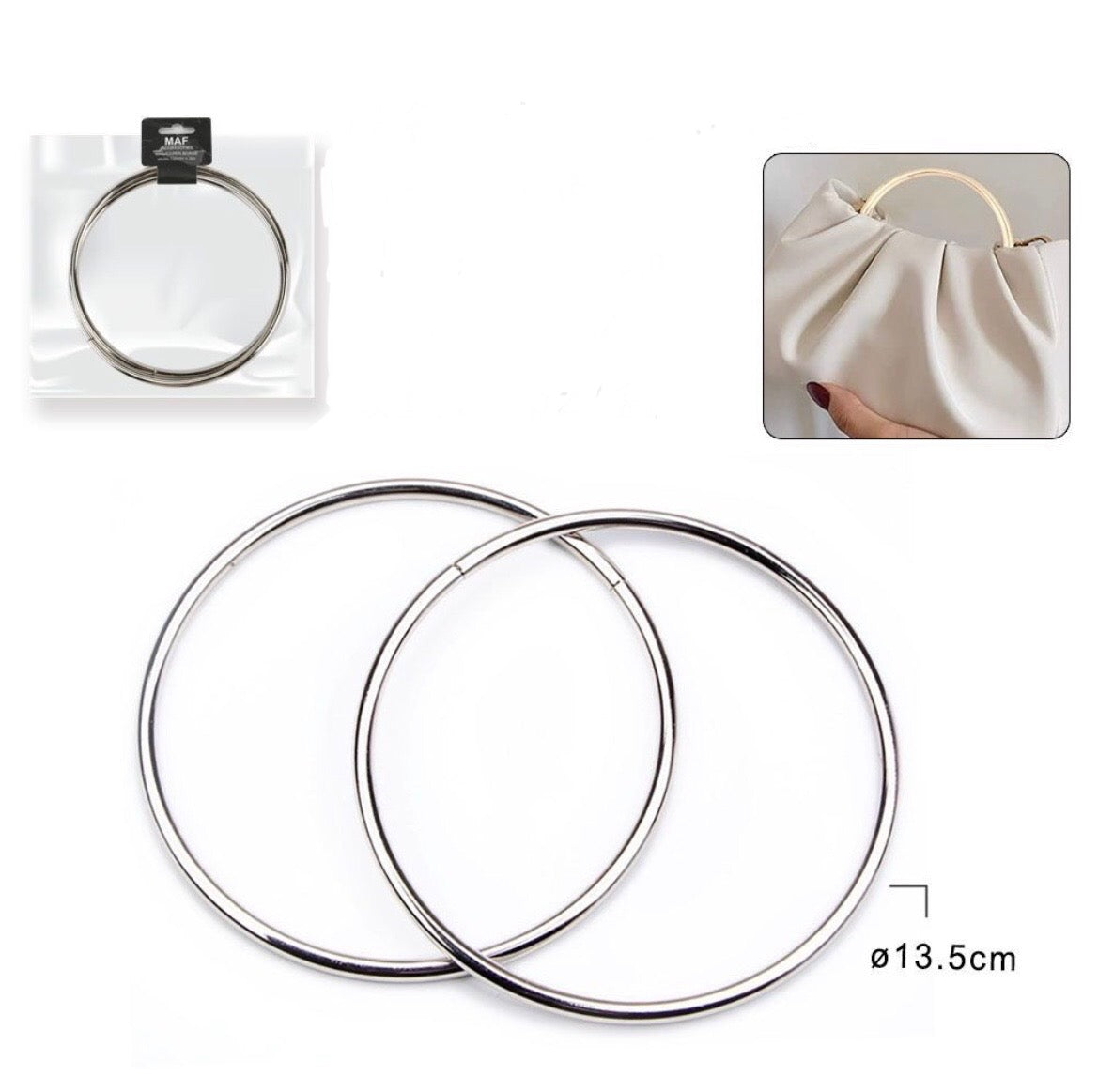 MANICI per borse 135mm 2pz ART:12704/12705